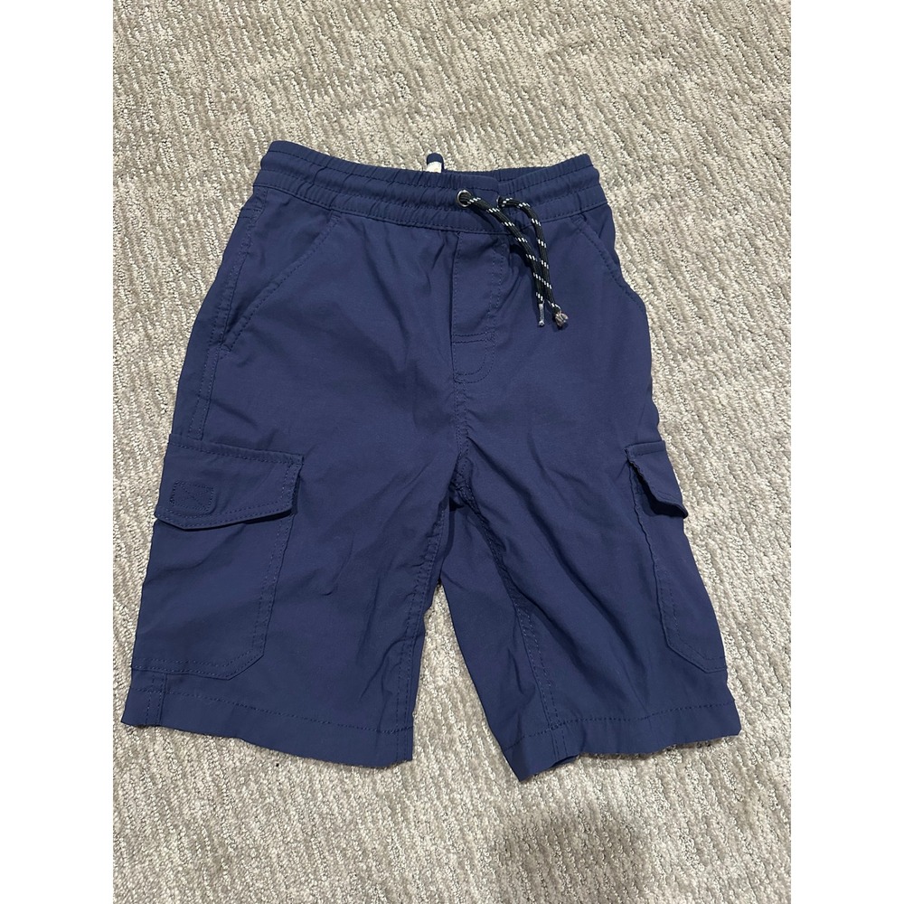 Weatherproof Vintage Boys Navy Blue Cargo Shorts Size Small 7/8 Stretch Nylon